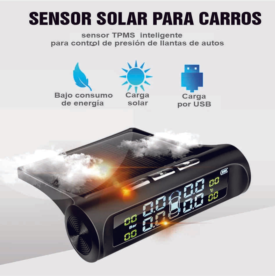 KIT 4 SENSORES DE LLANTAS TPMS PRO
