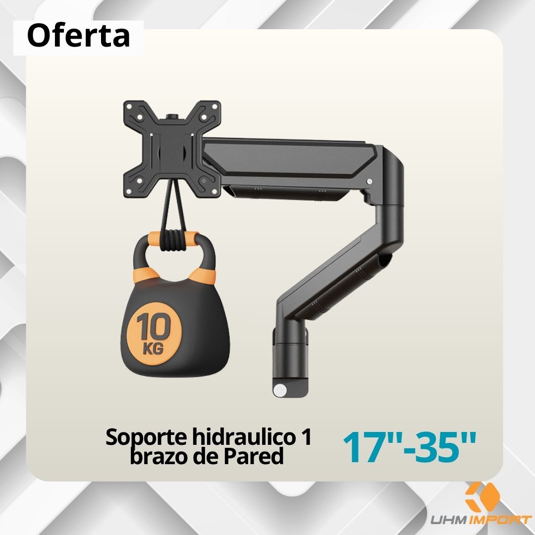 SOPORTE HIDRAULICO PARA MONITOR EN PARED