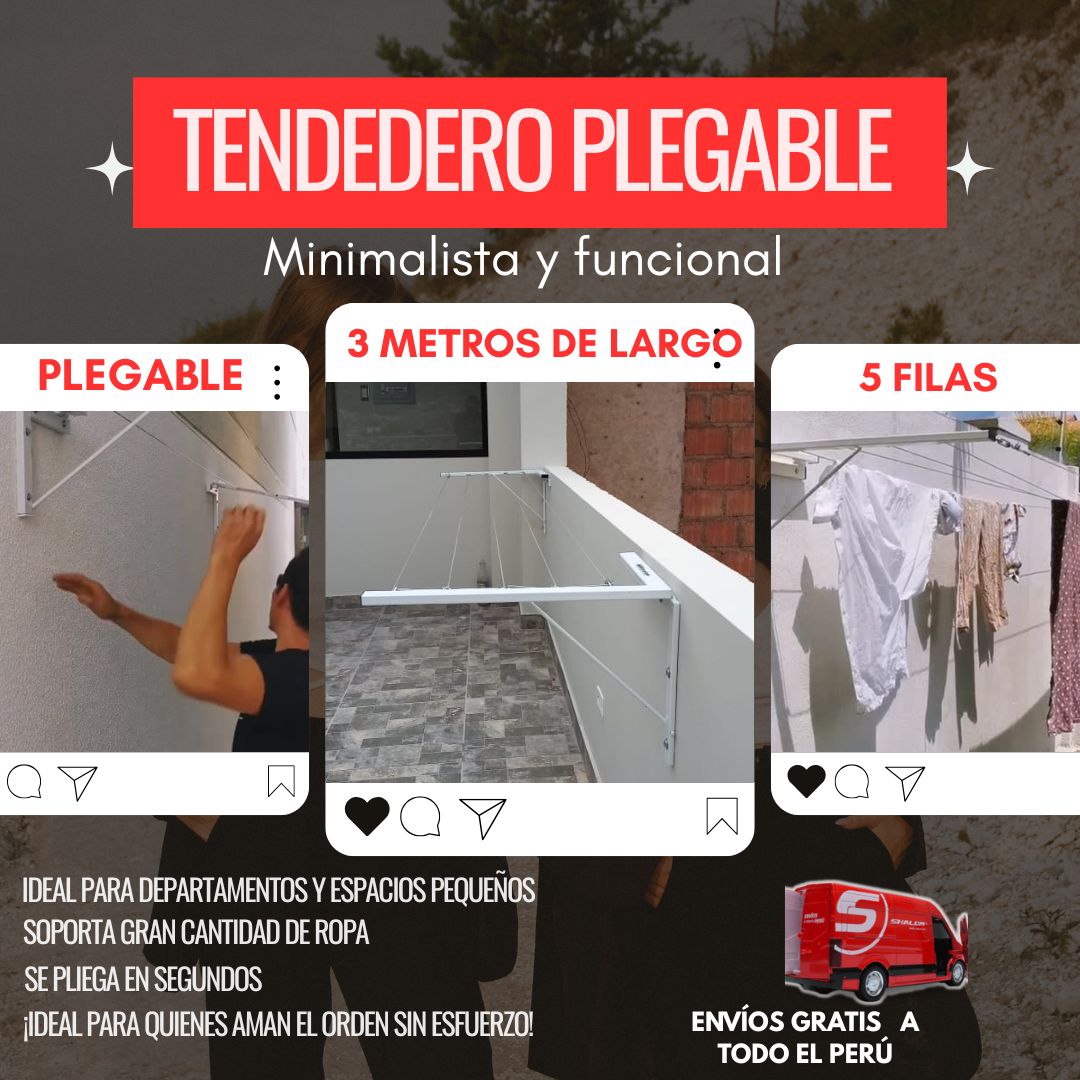 TENDEDERO PLEGABLE SECA MAX