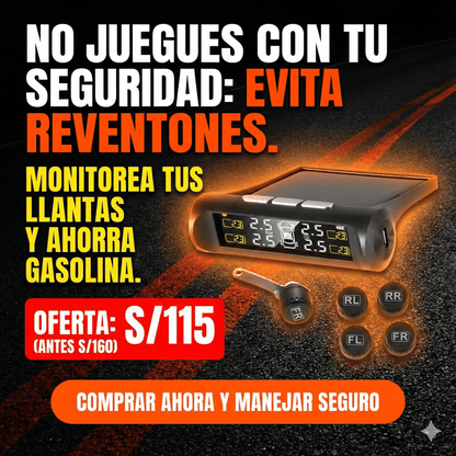 KIT 4 SENSORES  DE LLANTAS  TPMS PRO