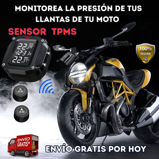 KIT 2 SENSOR DE LLANTA MOTO TPMS