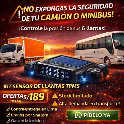 KIT DE 6 SENSORES DE LLANTAS TPMS